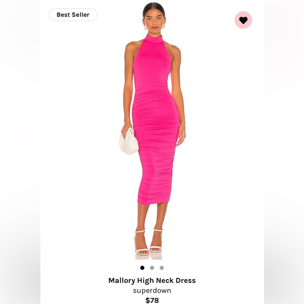 Superdown Mallory High Neck Dress
